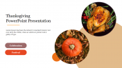Thanksgiving PowerPoint Presentation Template Slide